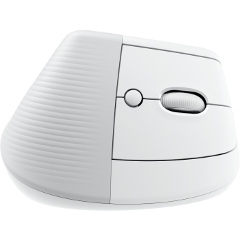 Preview: Logitech Lift for Mac Vertical Mouse ergonomic optical 6 buttons wireless Bluetooth Bolt USB receiver off-white