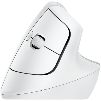 Preview: Logitech Lift for Mac Vertical Mouse ergonomic optical 6 buttons wireless Bluetooth Bolt USB receiver off-white