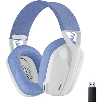 Logitech Lightspeed G435 Headset full size Bluetooth / 2.4 GHz radio frequency wireless white Discord Certified