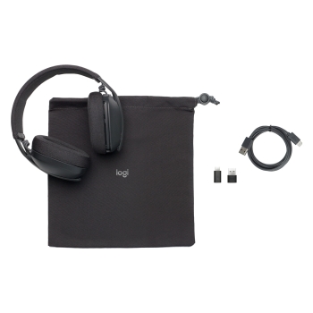 Preview: Logitech Zone Vibe Wireless UC Headset - Graphite A00167/A00172 UC MFI - Emea-914