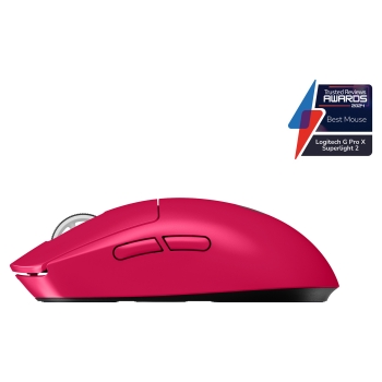 Preview: Logitech G PRO X Superlight 2 Mouse gaming optical 5 buttons wireless 2.4 GHz USB Lightspeed receiver pink