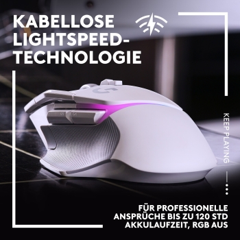 Preview: Logitech G502 X Plus - White/Premium - EER2