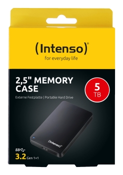 Intenso 6.3cm (2,5)   5TB 3.0 MemoryCase schwarz