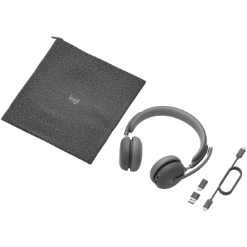 Logitech HEADSET - Zone Wireless 2 UC - GRAPHITE UC - 2.4GHZ/BT - EMEA-914 - A00174 A00172 NO STAND