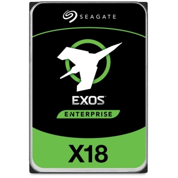SEAGATE Exos X18 18TB HDD SATA 6Gb/s 7200RPM 256MB cache 8.89cm 3.5Zoll 24x7 SED 512e/4KN BLK