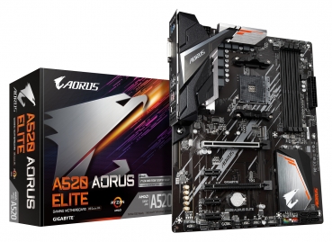 Gigabyte A520 AORUS ELITE            (A520,AM4,ATX,DDR4)