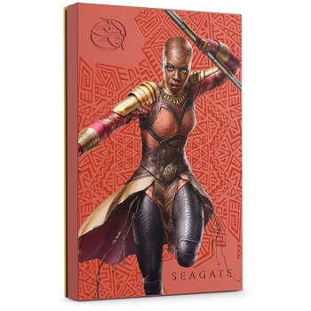 2.5 SEAGATE FireCuda Gaming Hard Drive 2TB USB 3.0 Okoye Special Edition