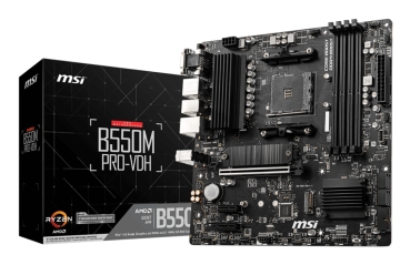 MSI B550M Pro-VDH                    (B550,AM4,mATX,AMD)
