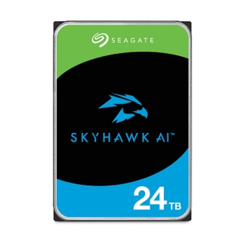 Preview: SEAGATE Surveillance Video Optimized AI Skyhawk 24TB HDD SATA 6Gb/s 512MB cache 3.5inch CMR Helium