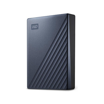 Preview: 2.5 WD My Passport Ultra 4TB Blue USB-C/USB3.0 HDD 6.4cm 2.5Zoll Metal finish RTL portable extern
