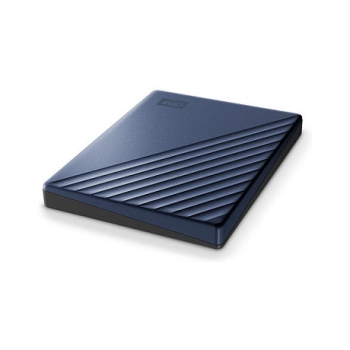Preview: 2,5 WD My Passport Ultra 2TB Blue USB-C/USB3.0 HDD 6,4cm 2,5Zoll Metal finish RTL portable extern