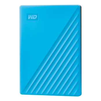 2.5 WD My Passport 4TB portable HDD USB3.0 USB2.0 compatible Blue Retail