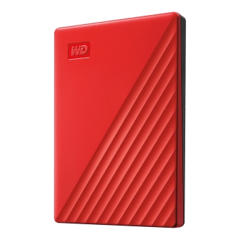 Preview: 2.5 WD My Passport 4TB portable HDD USB3.0 USB2.0 compatible Red Retail