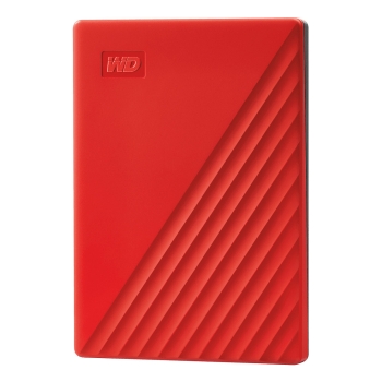 2.5 WD My Passport 2TB portable HDD USB3.0 USB2.0 compatible Red Retail