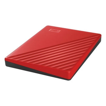 Preview: 2.5 WD My Passport 2TB portable HDD USB3.0 USB2.0 compatible Red Retail