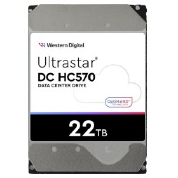WESTERN DIGITAL Ultrastar DC HC570 8.9cm 3.5Zoll 26.1MM 22TB 512MB 7200RPM SATA ULTRA 512E TCG NP3