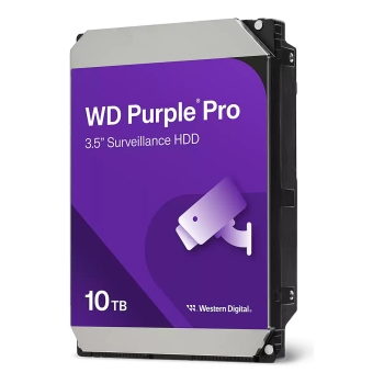 WD Purple Pro 10TB SATA 6Gb/s HDD 8.89cm 3.5Zoll internal 7200Rpm 256MB Cache 24x7 Bulk