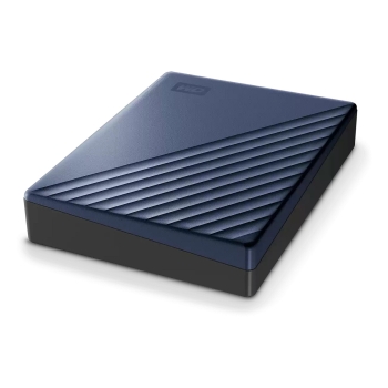 Preview: 2.5 WD My Passport Ultra 6TB Blue USB-C/USB3.0 HDD 6.35cm 2.5Zoll Metal finish RTL portable external