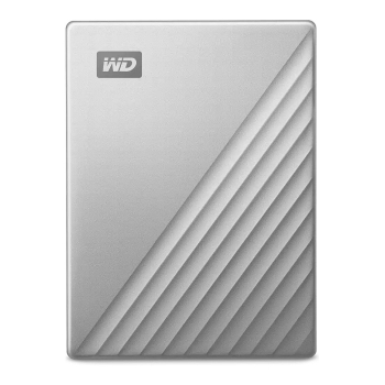 2.5 WD My Passport Ultra Mac 6TB Silver USB-C/USB3.0 HDD 6.35cm 2.5Zoll Metal finish RTL portable external