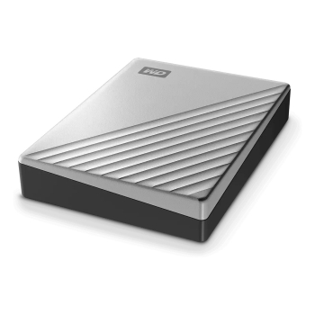 Preview: 2.5 WD My Passport Ultra Mac 6TB Silver USB-C/USB3.0 HDD 6.35cm 2.5Zoll Metal finish RTL portable external