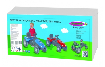 Jamara Trettraktor Big Wheel rot                          3+