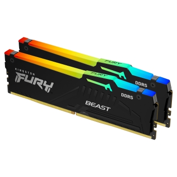 KINGSTON 16GB 6000MT/s DDR5 CL36 DIMM Kit of 2 FURY Beast RGB EXPO