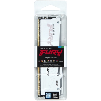 Preview: KINGSTON 16GB 6000MT/s DDR5 CL30 DIMM FURY Beast White RGB EXPO