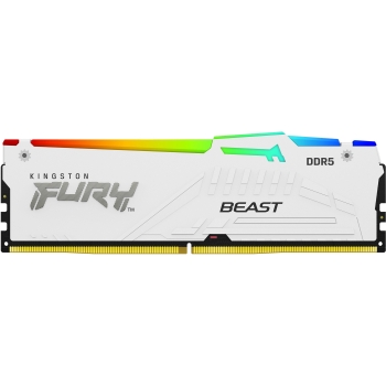 Preview: KINGSTON 64GB 6000MT/s DDR5 CL30 DIMM Kit of 2 FURY Beast White RGB EXPO