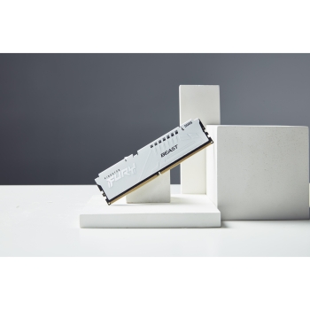 Preview: KINGSTON 32GB 6000MT/s DDR5 CL30 DIMM Kit of 2 FURY Beast White EXPO