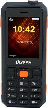 Olympia Mobiltelefon Active schwarz/orange Outdoor