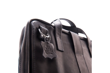 Preview: R-Go NBT+St�nder Viva 15,6 vollnarbenleder ergono. schwarz
