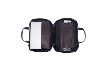 Preview: R-Go NBT+St�nder Viva 15,6 vollnarbenleder ergono. schwarz