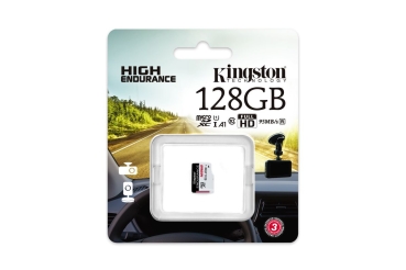 Preview: SD MicroSD Card 128GB Kingston SDXC High Endurance (Class1) retail