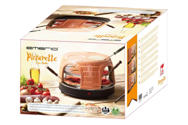 Preview: Emerio Pizza Ofen,Pizzarette Prebake Funktion, 8 Pers.
