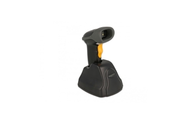 DELOCK 2,4 GHz Barcode Scanner 1D und 2D mit Ladestation