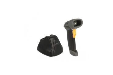 Preview: DELOCK 2,4 GHz Barcode Scanner 1D und 2D mit Ladestation