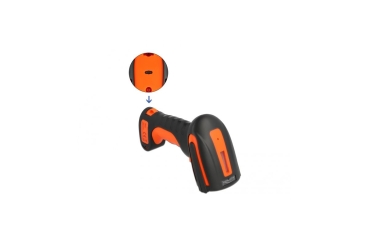 Preview: DELOCK Industrie Barcode Scanner 1D/2D 2,4GHz Bluetooth/USB