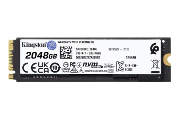 Preview: SSD    2TB Kingston M.2  PCI-E   NVMe Gen4 KC3000 retail
