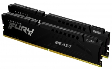 DDR5  32GB PC 5200 CL40 Kingston KIT (2x16GB) FURY Beast Bla retail