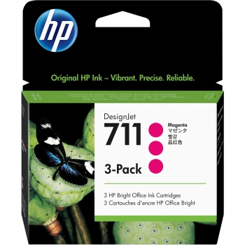 HP 711 Original Tinte magenta Standardkapazitt 3er-Pack