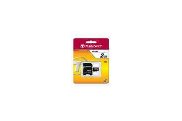 Preview: SD microSD Card 2GB Transcend w/adapter retail