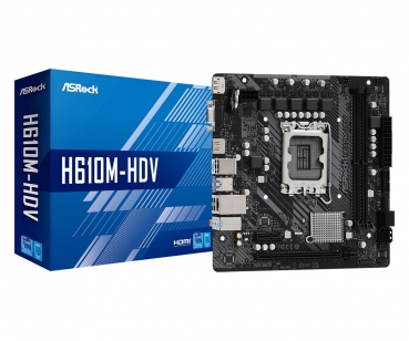 ASRock H610M-HDV                1700 mATX               DDR4 retail