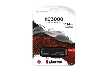 Preview: SSD    1TB Kingston M.2  PCI-E   NVMe Gen4 KC3000 retail