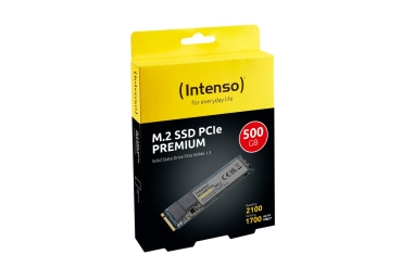 Preview: Intenso M.2 SSD PCIe Premium 500GB Gen.3x4 NVME 1.3 retail