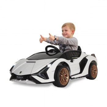 Jamara Ride-on Lamborghini Sian      weiß 37 Mhz          3+