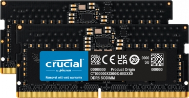 SO DDR5 16GB PC 4800 CL40  KIT  (2x8GB)  Crucial Value 1,1V