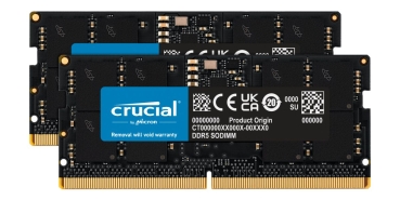 Preview: SO DDR5 32GB PC 4800 CL40  KIT  (2x16GB)  Crucial Value 1,1V