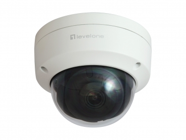 LevelOne IPCam FCS-3403        Dome Out 4MP H.265 IR  9W PoE