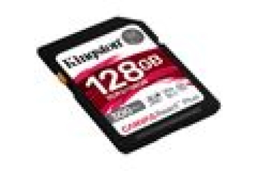 Preview: SD Card 128GB Kingston SDXC React+ 300R/260W Reader retail
