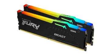 DDR5  32GB PC 5200 CL40 Kingston KIT (2x16GB) FURY Beast RGB retail